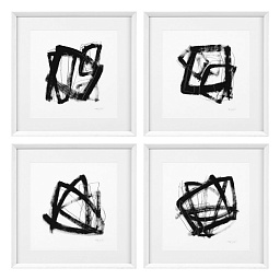 112750 Prints Tessellation set of 4 Распечатать Eichholtz
