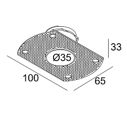 MOUNTING KIT TRIMLESS MICROSPY IN Delta Light монтажный комлект