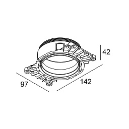 MOUNTING KIT ENTERO RD-S O.F.A. Delta Light монтажный комлект