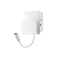 243160 Ideal Lux PROBE AP2 BIANCO настенный светильник (бра) белый порошковый лак