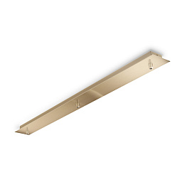 249285 Ideal Lux ROSONE LINEARE 3 LUCI OTTONE ceiling canopy for